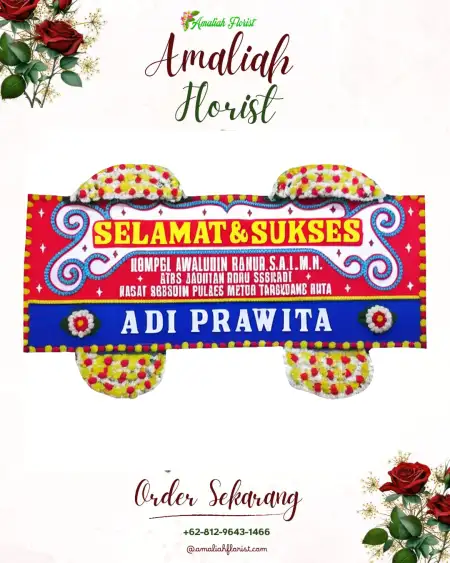Papan Bunga Ucapan Selamat Nyambu